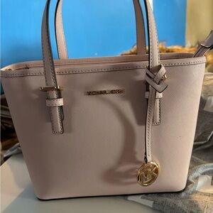 Michael Kors Pink Saffiano Leather Tote